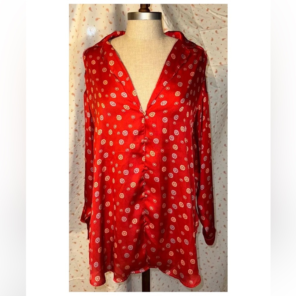 Free people Intimately silky button down